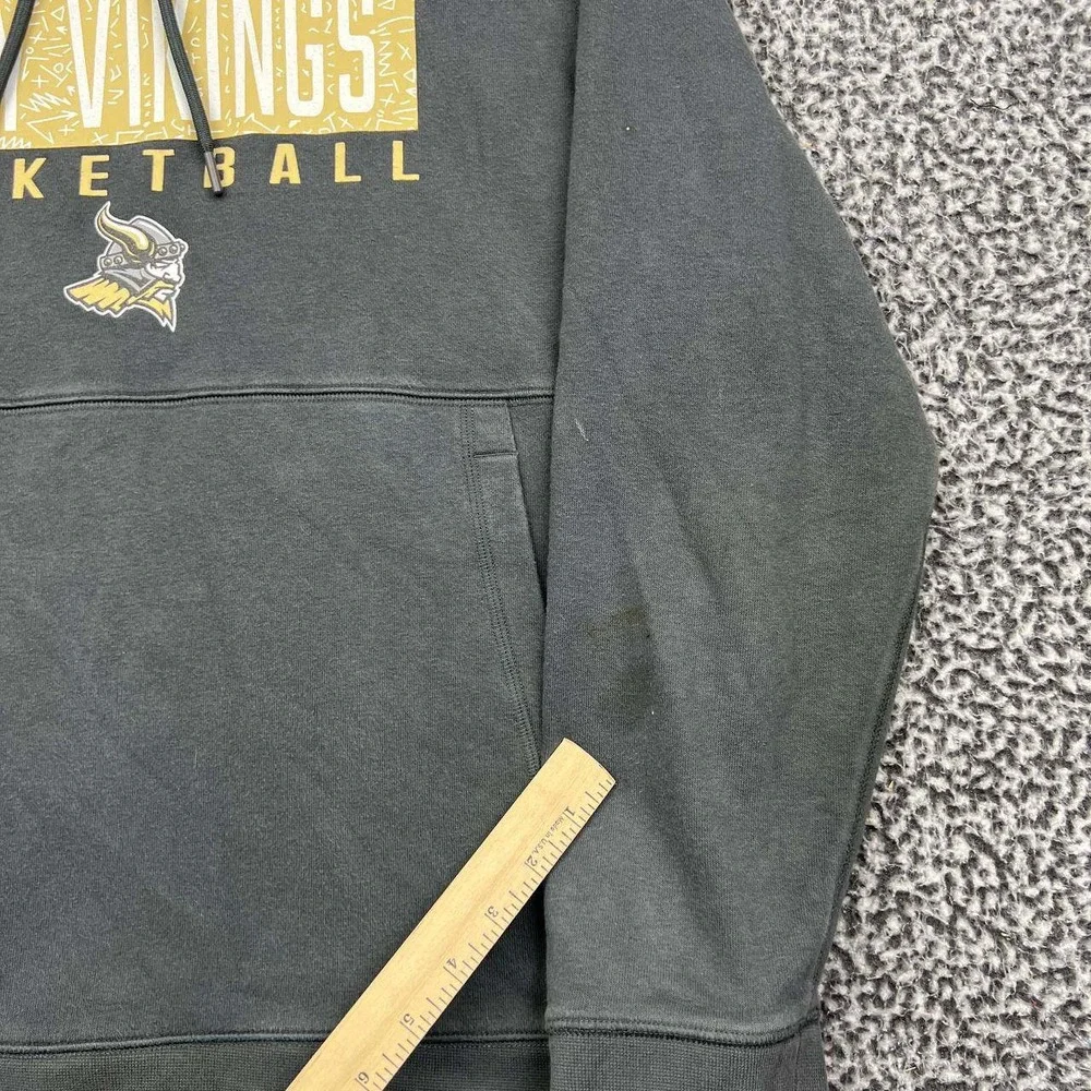 Air Jordan Lady Vikings Hoodie Men Large Gray Jumpman Pullover Long Sleeve L